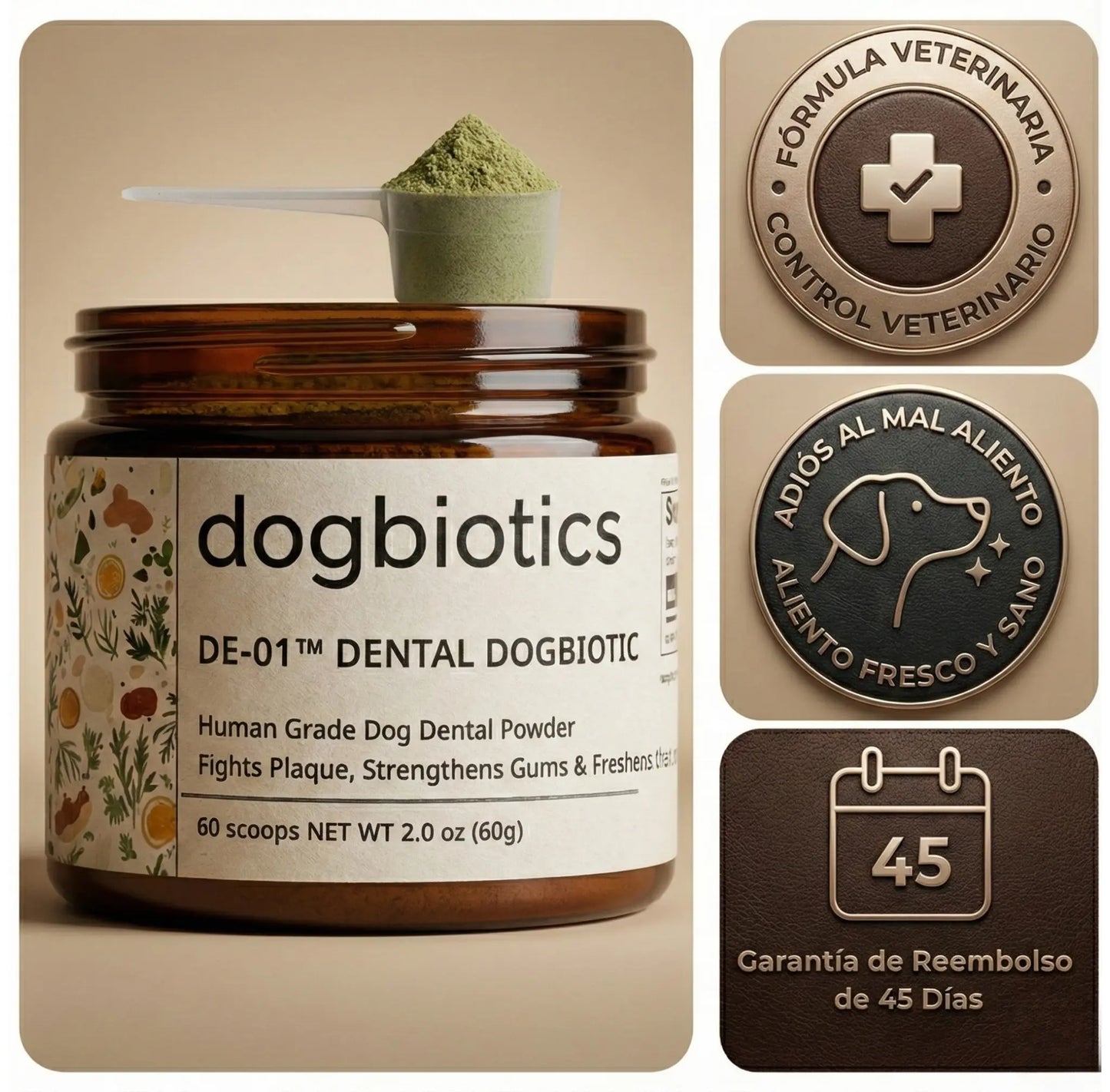 La Alternativa Segura a la Limpieza Dental Bajo Anestesia - DE-01™ Dental Dogbiotics