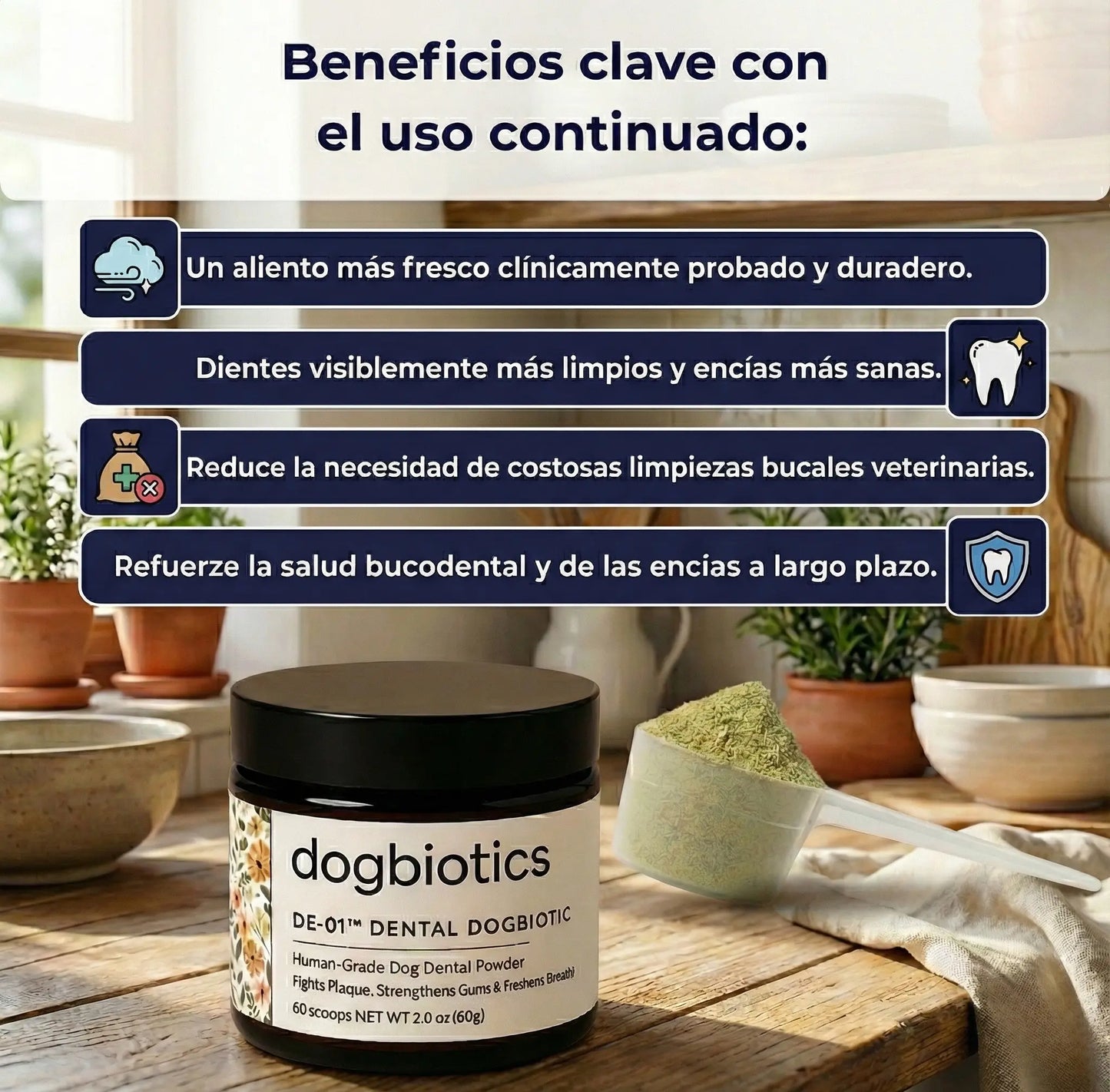 La Alternativa Segura a la Limpieza Dental Bajo Anestesia - DE-01™ Dental Dogbiotics