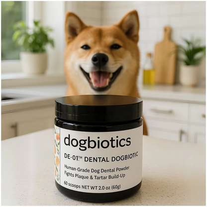 Aliento Fresco, Encías Sanas y Dientes Limpios gracias a DE-01™ Dental Dogbiotics