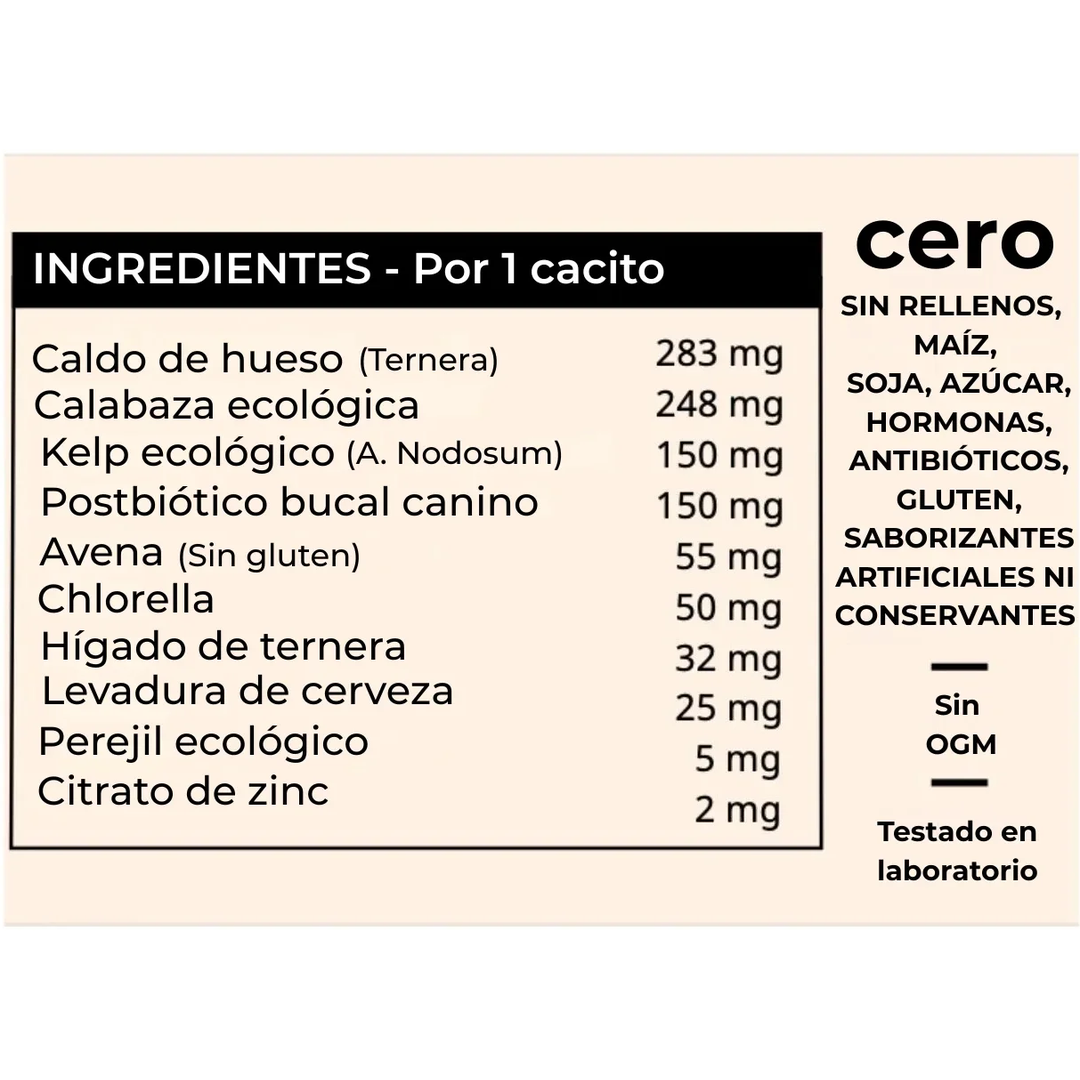 Aliento Fresco, Encías Sanas y Dientes Limpios gracias a DE-01™ Dental Dogbiotics